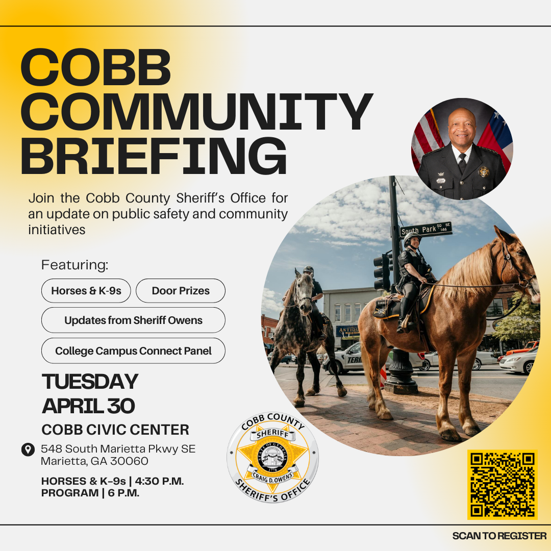 Cobb County Sheriff's Office Cobb County Sheriff’s Office Hosts April
